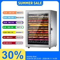 Séchoir à fruits électrique 12 couches, hachoir à viande, séchage pour légumes, déshydrateur alimentaire, séchage pour légumes et fruits, machine de séchage 1