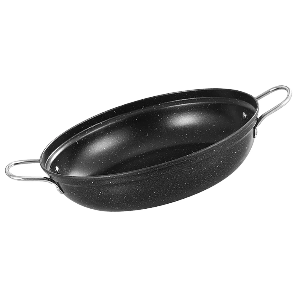 

Round Cooking Pot Stainless Steel Cooking Wok Double Handle Cooking Pot with Kitchen Supply 22CM