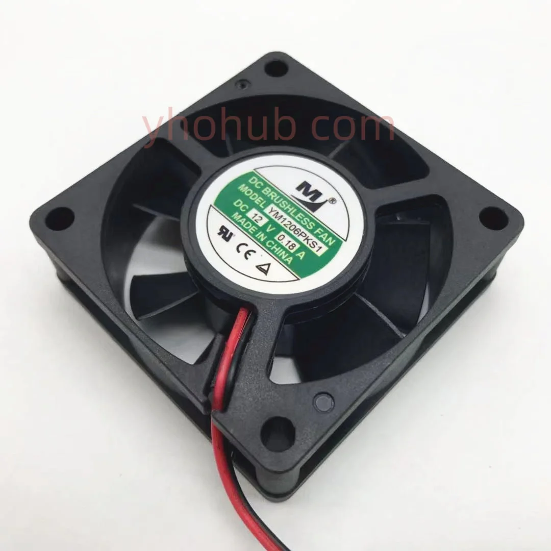 

2-проводной Вентилятор охлаждения сервера Huaxia Hengtai YM1206PKS1 DC 12V 0.18A 60x60x20 мм