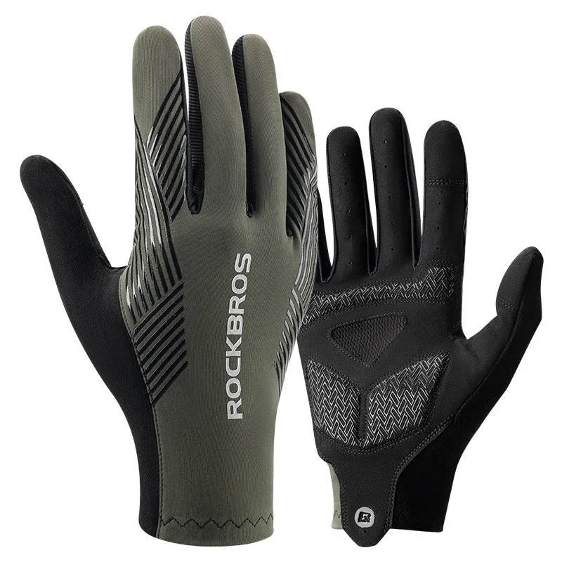 

Cycling Gloves, All Finger, Road Bike Gloves, Long Finger, Touch Screen, Thin and Breathable for Men and Women Tools