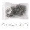 300Pcs Plastic Welder Hot Stapler Standard Pre-cut Corrugated Staples Bumper Body Repair 0.8/0.6mm Stainless Steel Welding Tools 5