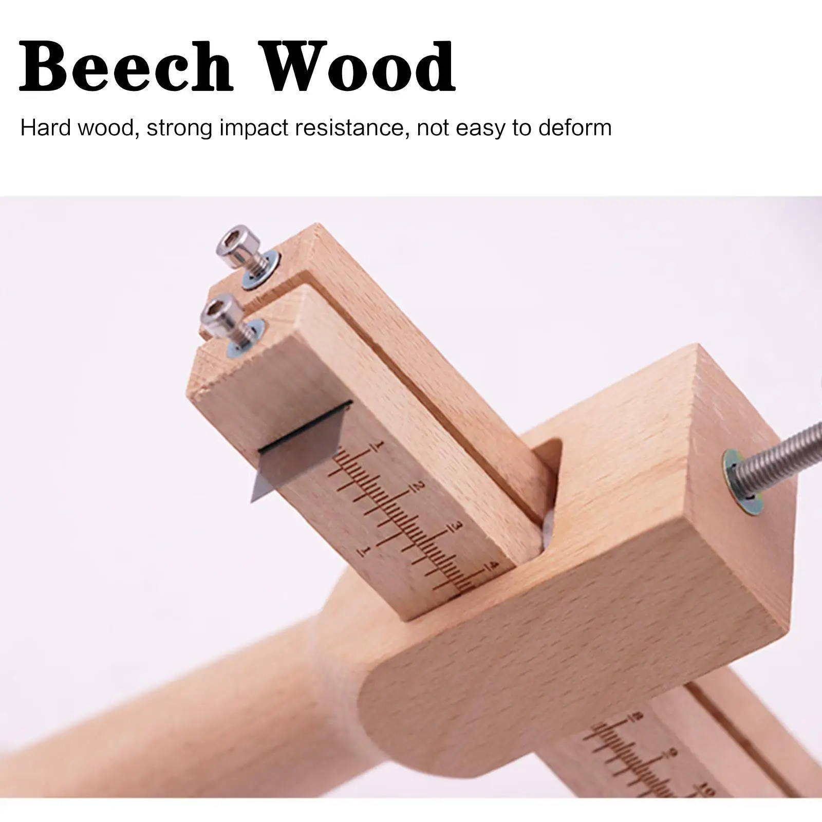 Adjustable Wooden Strip and Strap Cutter Leather Craft Cutter 