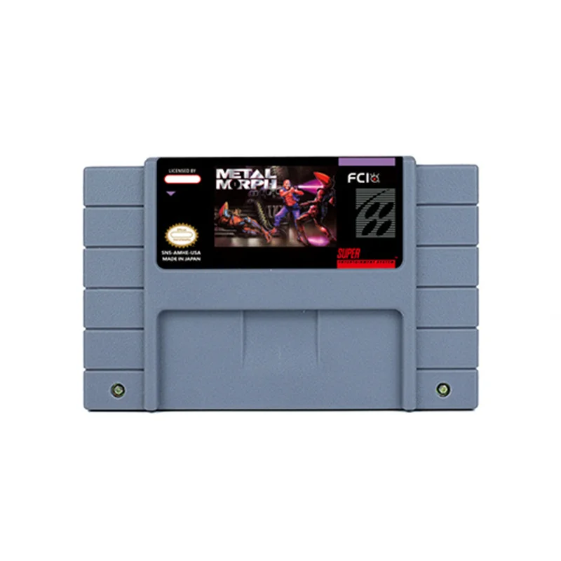 Metal Morph Action Game Per Snes 16 Bit Retro Cart Regalo Per Bambini