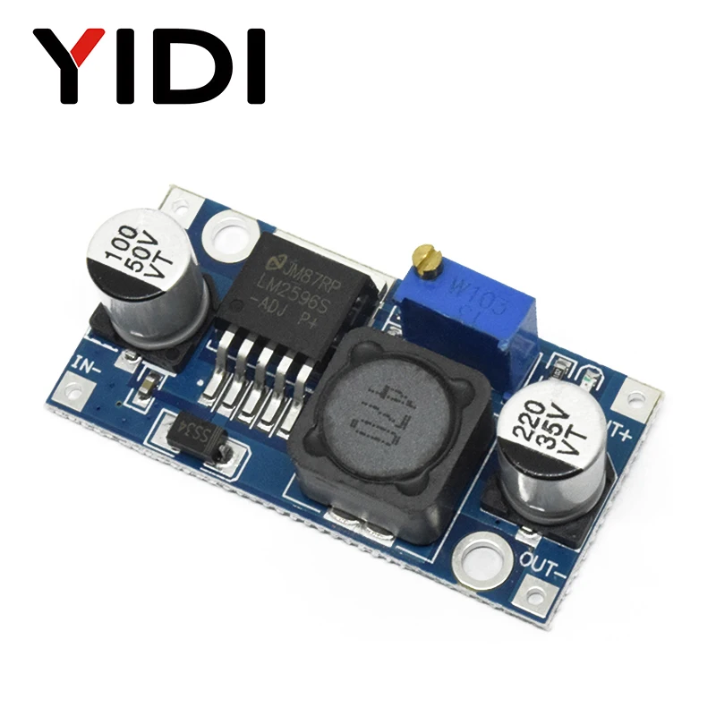 LM2596S DC to DC Voltage Regulator 3.2-40V to 1.25-35V Buck Converter DIY Power Supply Step Down Module LM2596S DC to DC Voltage Regulator 3.2-40V to 1.25-35V Buck Converter DIY Power Supply Step Down Module
