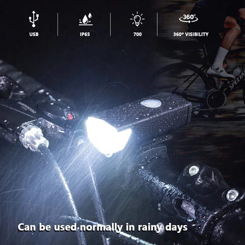 2pcs Bike Bicycle Light Set Front Back