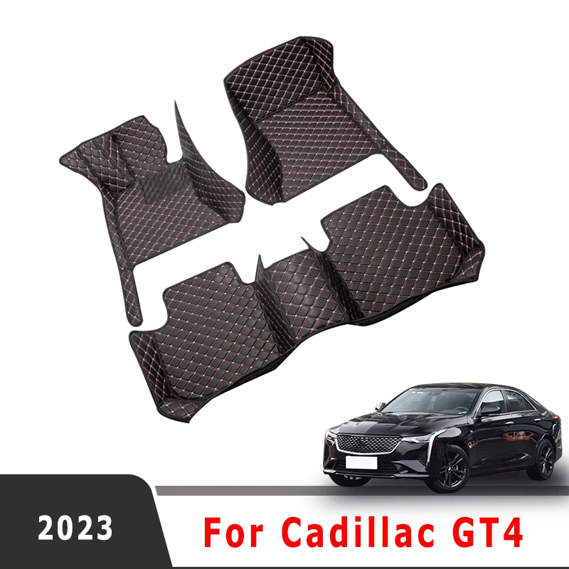 

For Cadillac GT4 2023 Car Floor Mats Interior Accessories Carpets Auto Parts Products Automobiles Vehicles Replacement Foot Pads