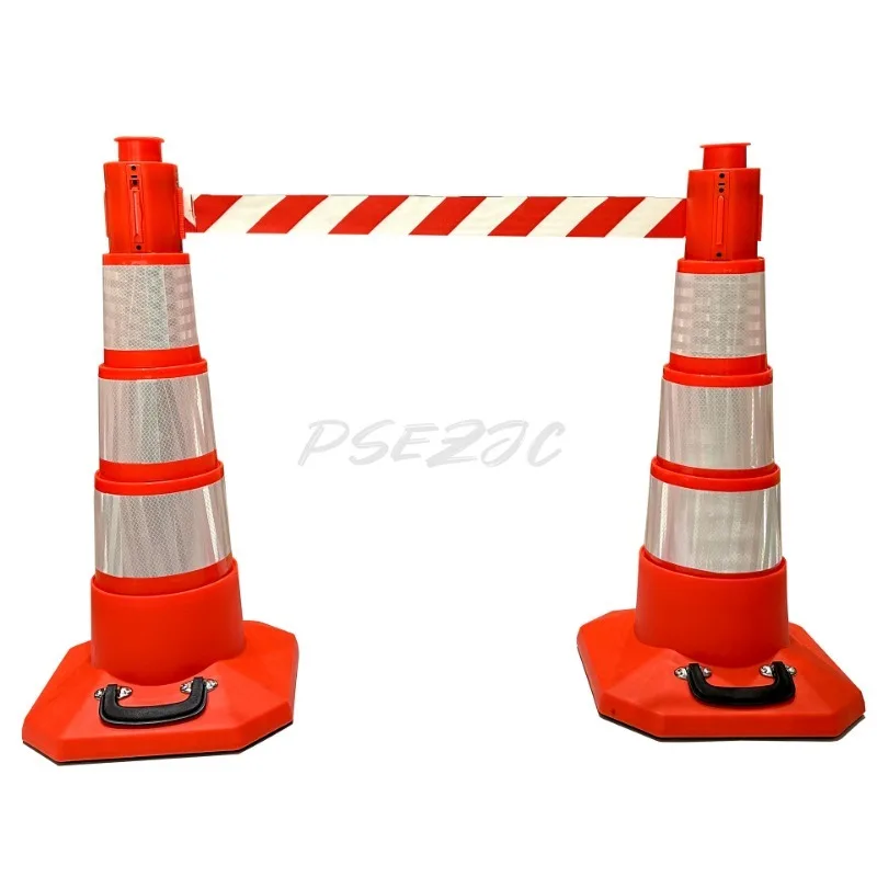 Safety Isolation Belt Telescopic Road Cone Fire Emergency Safety Reflective Warning 5m Warning Tape