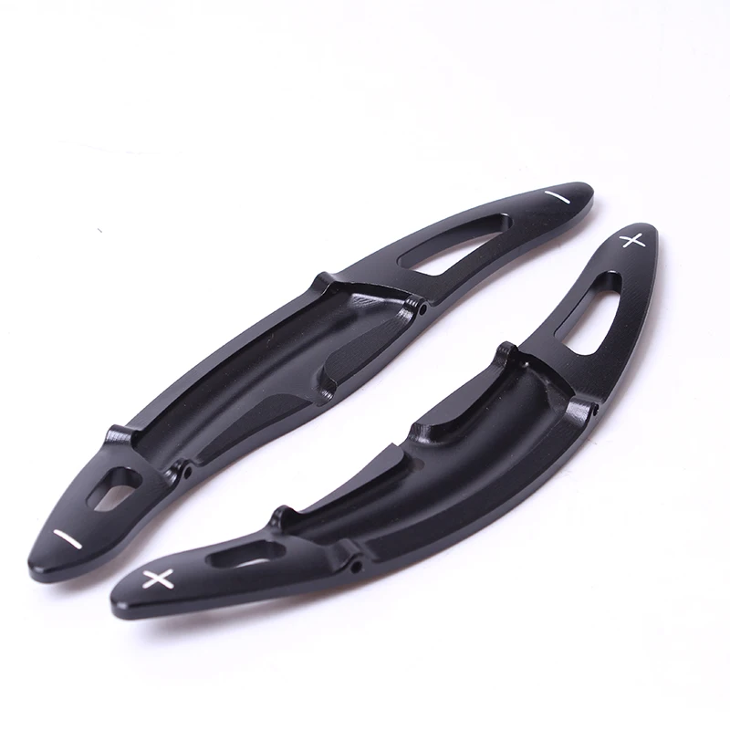 Aluminium-Legierung Schaltwippen-Erweiterungen für Porsche Cayenne Macan Panamera 911 Cayman/Boxster 718 Auto-Rad-Schalthebel DSG Aufkleber 2 Stück – Detail 5