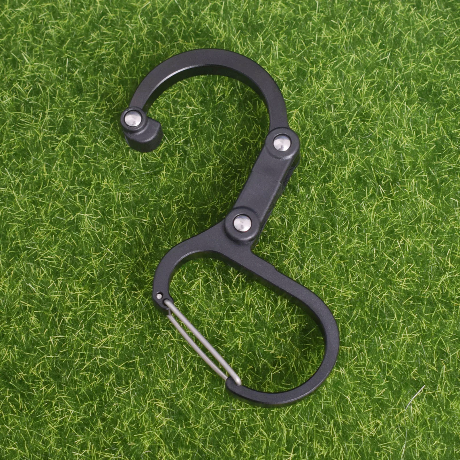 Hybrid Getriebe Clip-Karabiner Rotierenden Haken Clip Non-Locking Starke Clips für Camping Angeln Wandern Reise Rucksack Aus