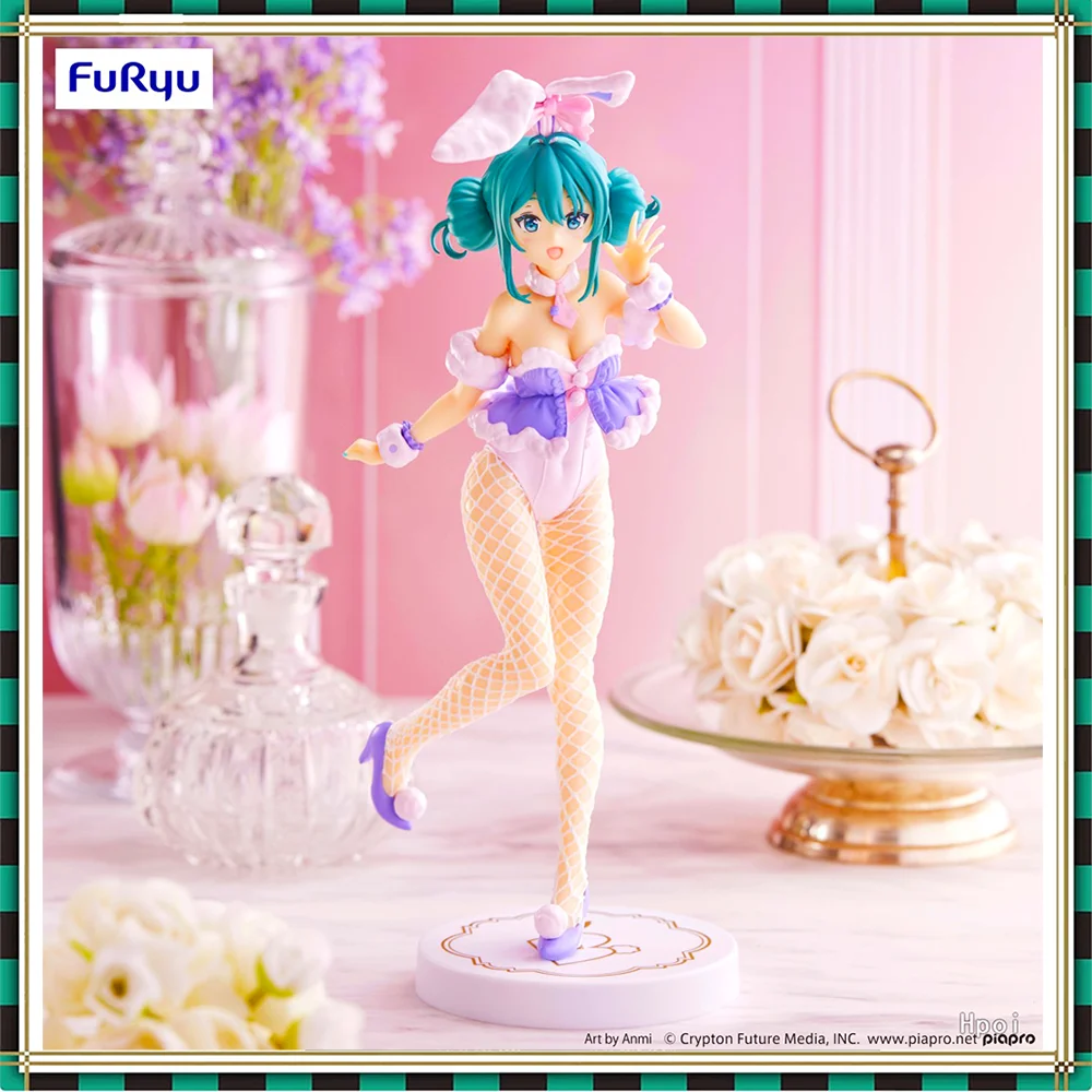 

FuRyu Origina BiCute Bunny Miku Hatsune белый кролик Лаванда малыш розовый