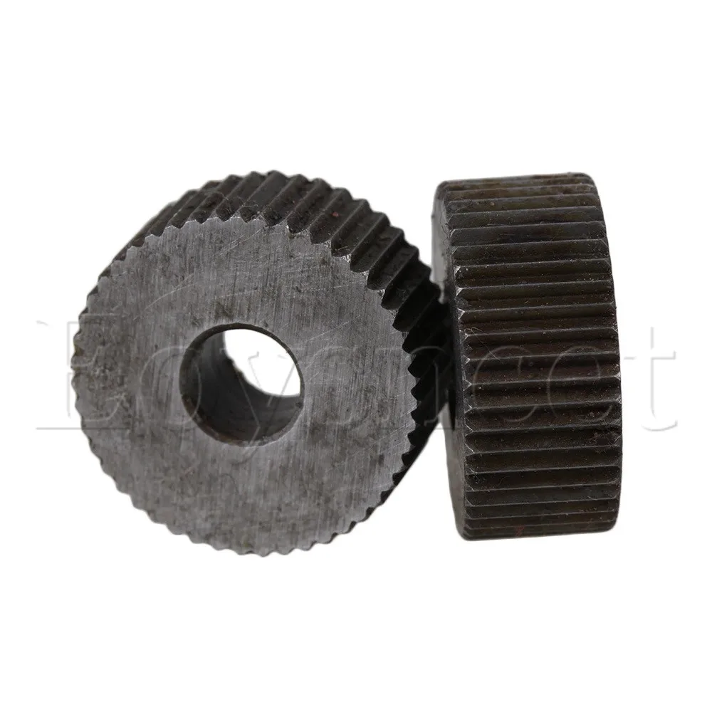2x Anti Slip Single Straight Coarse 1.2mm Linear Knurling Wheel for Metal Lathe, knurling tool set