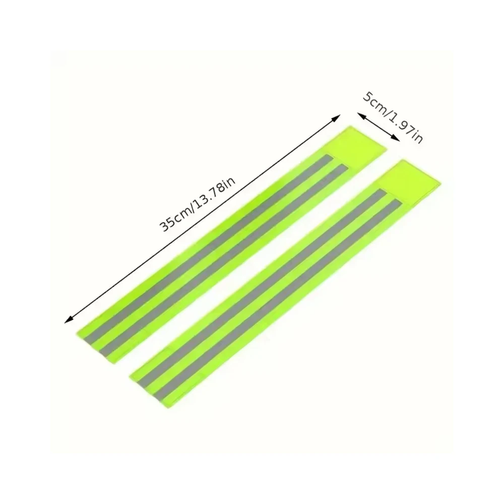 Reflect Straps for Night Walking Cycling Running Safety Reflector Tape Reflective Bands for Wrist Arm Ankle Leg High Visibility