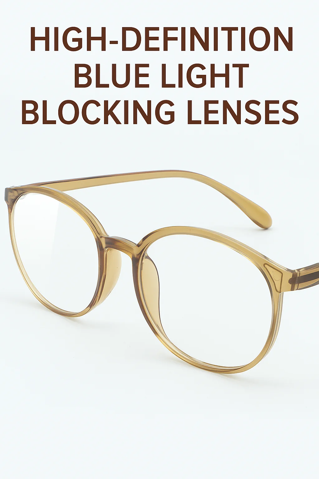 1 Stück Blaulichtfilter-Lesebrille für Frauen, Blendschutz, lindert Überanstrengung der Augen, leichter TR90-Rundrahmen, Computerbrille – Detail 8