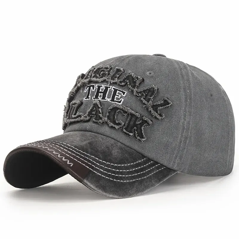 Baseball Cap Outdoor Sports Wash Embroidery Patch Letter Sunscreen Sunshade Cotton Spring And Autumn baseball cap,baseball hats,baseball caps