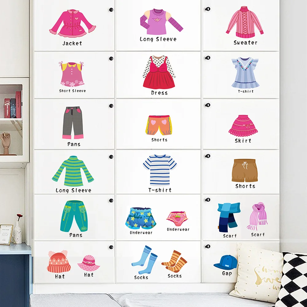 Kids Clothing Drawer Labels for Free Printable Dresser Drawer Labels