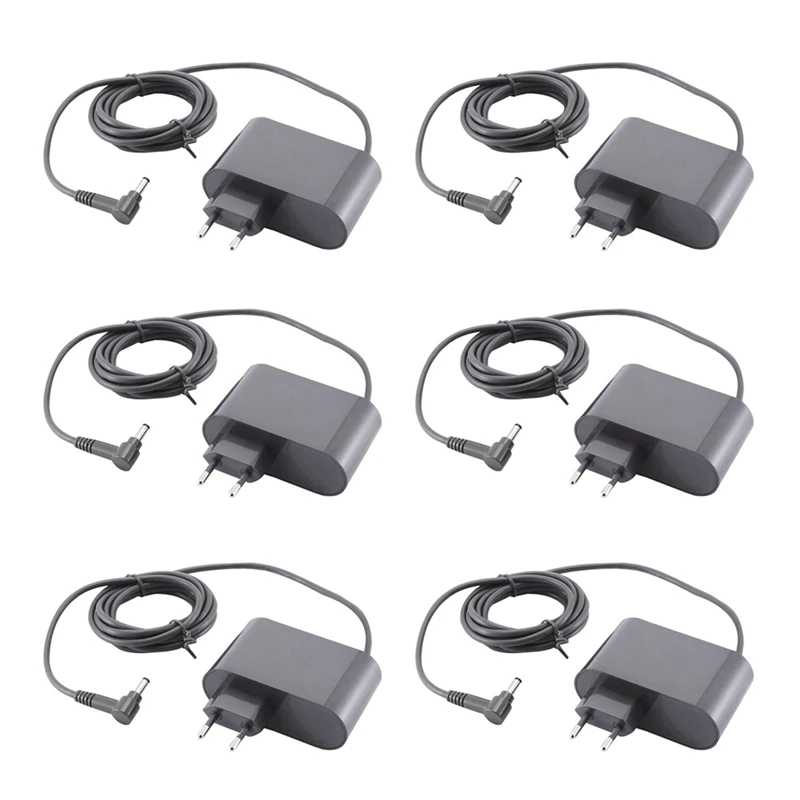 

6X Suitable For Dyson V6 V7 V8 Vacuum Cleaner Battery Charger Power Supply (EU Plug )