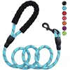 Reflective Leash Double Strap for Dogs Lead Retractable Dog Leash for Big Strong Dog Pet for Small Medium Dog Leash GXQ09 5