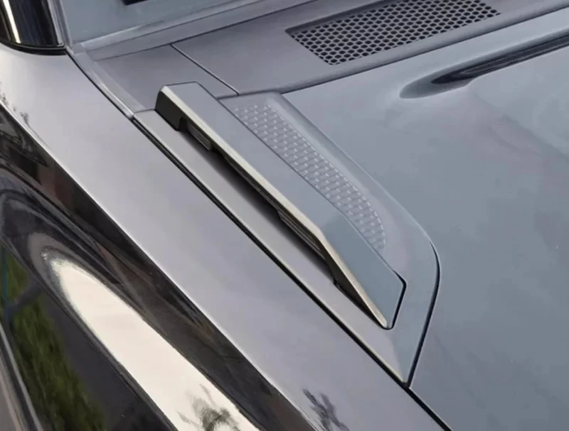 Chery JETOUR 여행자 T2 2023 2024 적합한 후드 핸들 보호 커버, 개조 자동차 후드, 자동차 외부 트림 부품