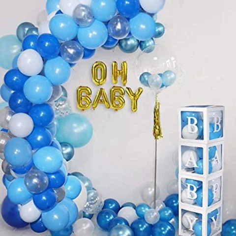 

Baby Shower Decoration Wedding First Birthday Party Deco Transparent Balloon Box Girl Boy 1st Birthday Party Decoration ONE