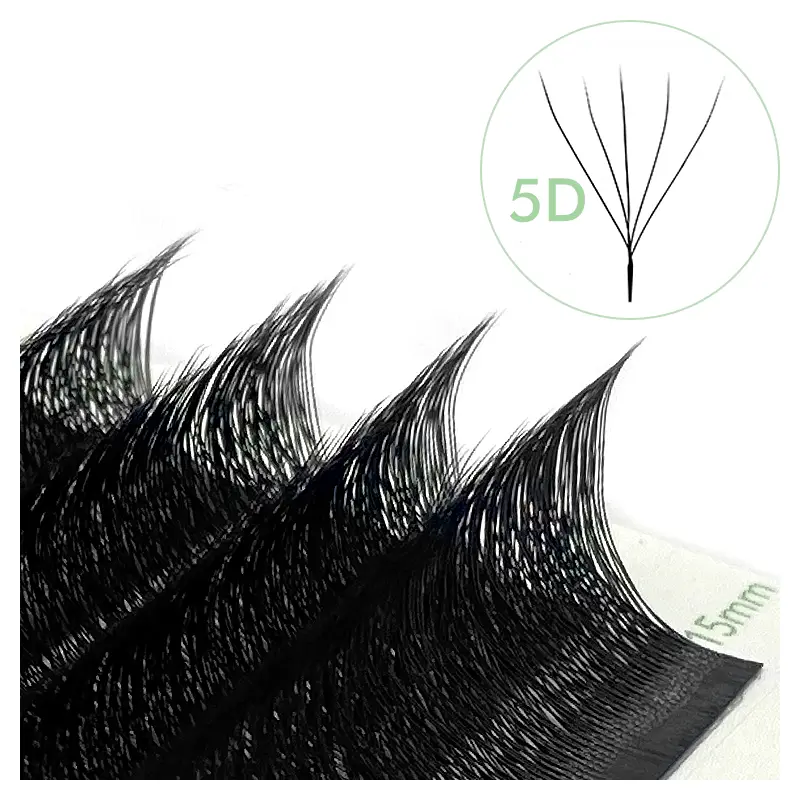 NATUHANA W-Shaped 4D 5D Volume Eyelash Extensions Premade Volume Fans W Shape Lashes Natural Soft False Eyelashes for Makeup - Image 9