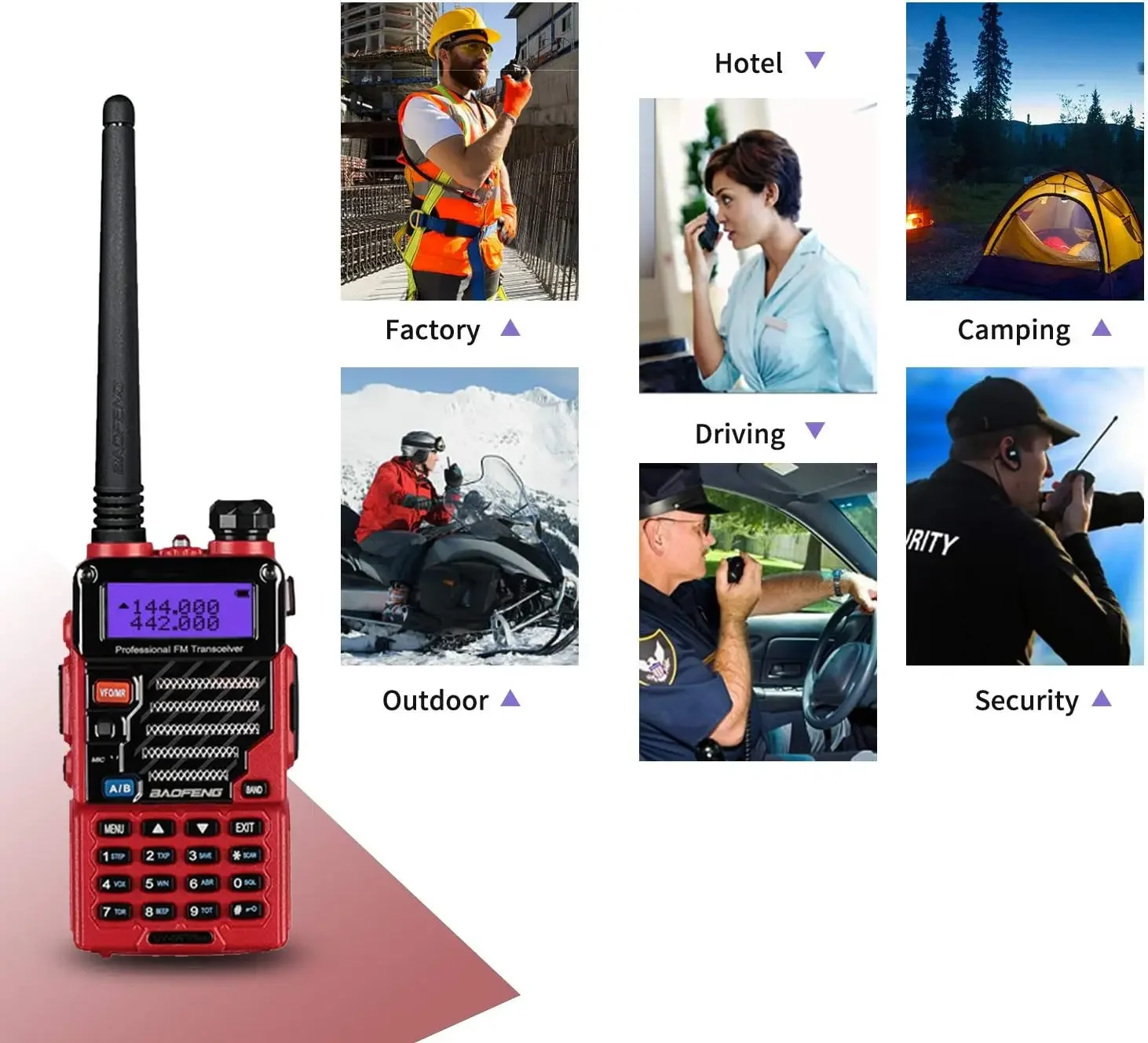 Рисунок 6 - Портативная рация baofeng UV-5R Plus