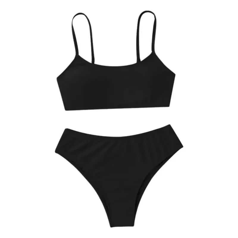 Solid Color Bikini Set 8-14 Years for Kids Swimwear Swimsuit Teenager Bathing Suit Beachwear Children Girls girls swimwear bikini sets