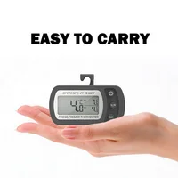 Jauge suspendue de réfrigération Portable magnétique, compteur de température de réfrigérateur, outil de cuisine, thermomètre de congélateur 2