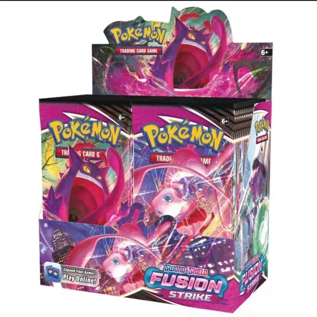 3Pcs Pokemon Cards Game Collection Battle Carte Collezionabili Fusion Strike Versione Francese Trainer Giocattolo Per Bambini