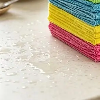 Ultra-Soft and Absorbent Microfiber Cleaning Towel - Versatile Reusable Cloth