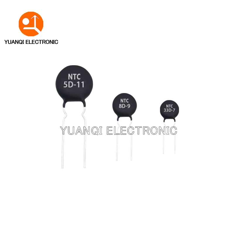 Thermal Resistor NTC 3D-9 5D-9 5D-11 5D-15 8D-11 8D-20 10D-7 10D-9 10D-11 10D-13 10D-15 10D-20 20D-20 33D-7 47D-15 50D-9 10pcs