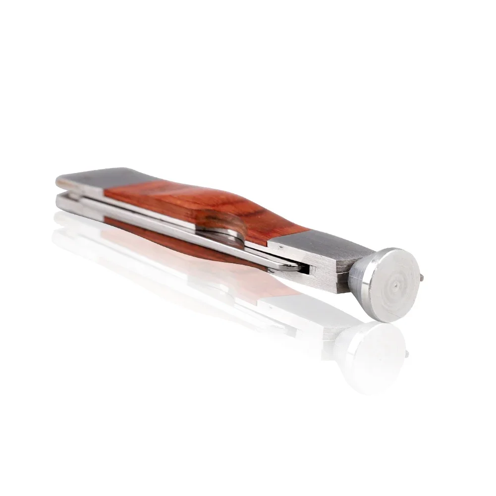 Smoking Pipe Cleaners Tobacco Smoking Accessories Smoking Accessories 3 in 1 Red Wood Tobacco Smoking Stainless Steel Pipe Clean Tool for pipe tobacco press rod pipe channel and bowl cleaning