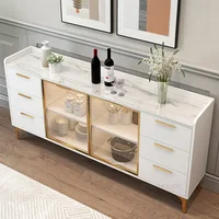 Home Furniture Cabinets Small Apartment Sideboard for Living Room Dormitory Locker Modern Simple Restaurant Side Cabinet N 2