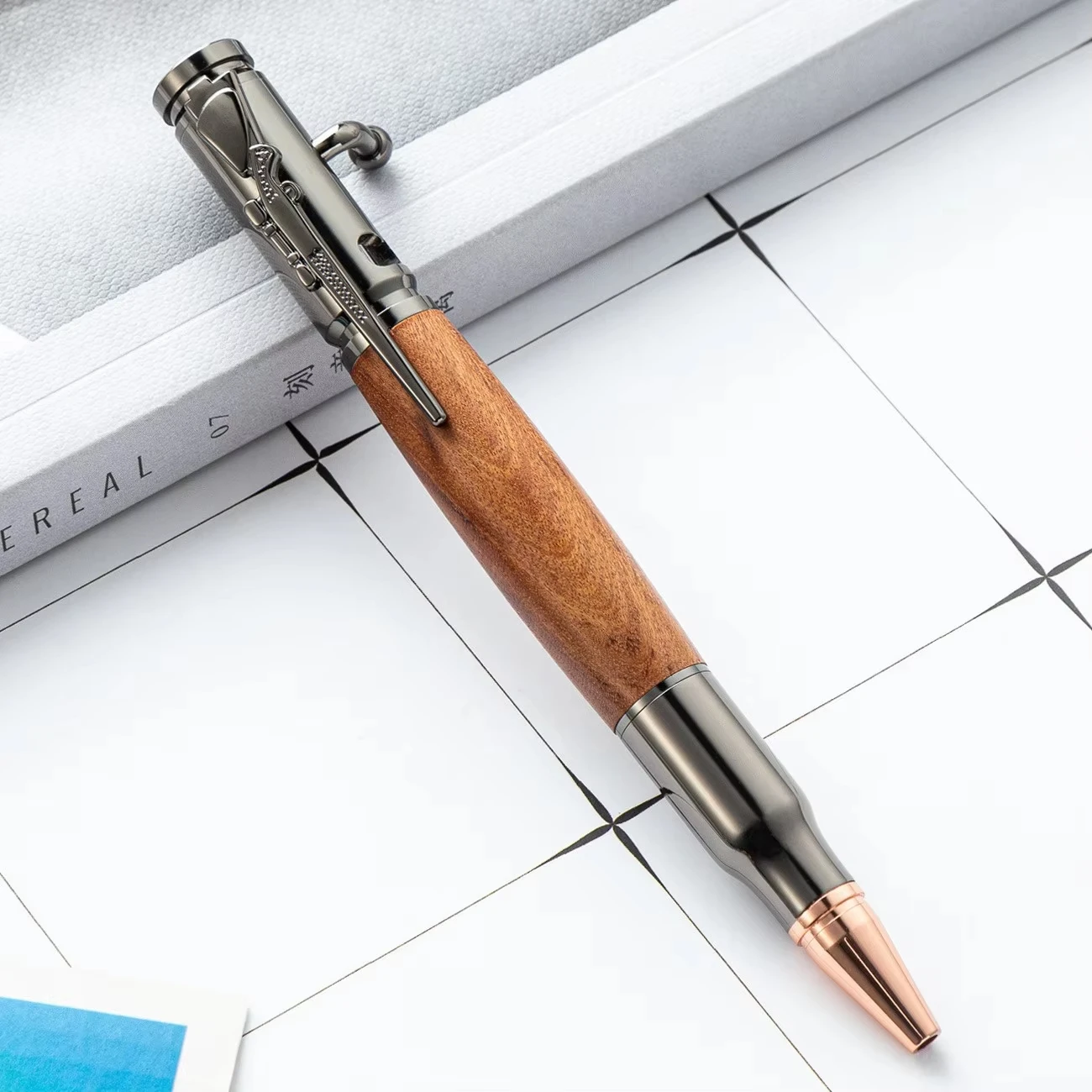 1pc Luxus Heavy Feel Metall Kugelschreiber Unterschrift Roller für Schule Business Büro Schreiben Student Schreibwaren – Detail 12