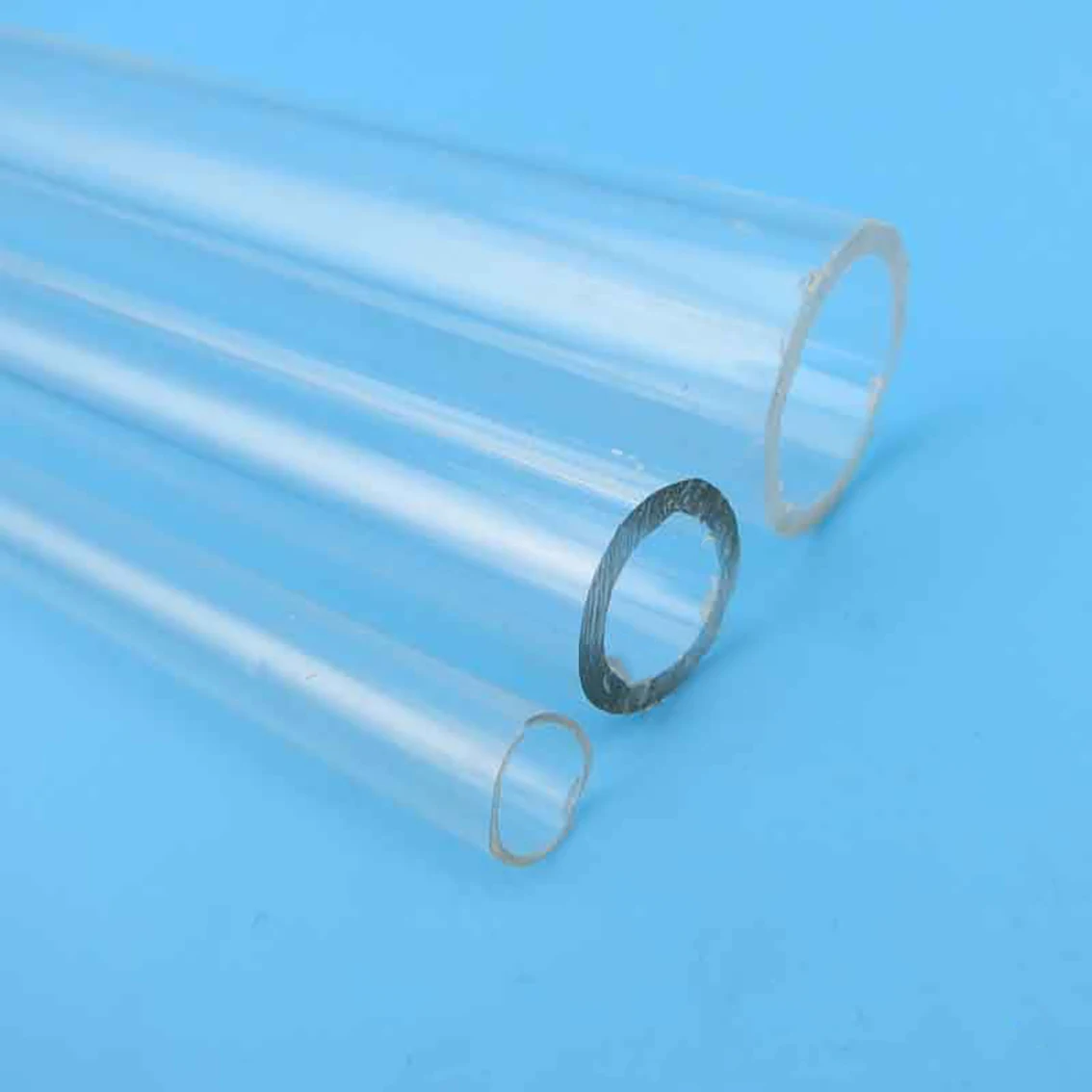 1Pcs Clear Hollow Round Tube OD 8-20mm Plastic Tube High Transparent DIY Handmade Model Accessories 250mm Length plastic tube