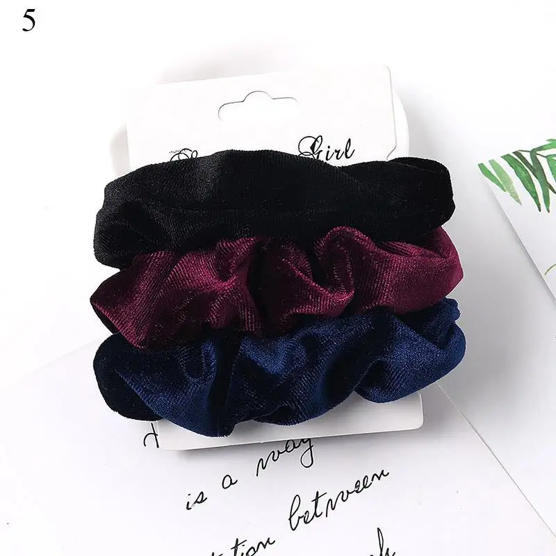 Women Hair Accessories Ladies Solid color Bows Scrunchies Ponytail Female Scrunchy Elastic Hair Ropes Headwear For Women hair clip ins Hair Accessories