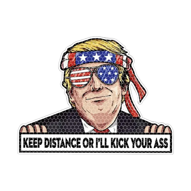 

Trump Car Sticker Window Cling Trump Cling 2024 Decal Sticker For Window Waterproof Trump 2024 Funny Stickers For Trucks