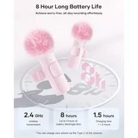 Microphone Lavalier Sans Fil pour iPhone USB C Android, Mini Micro Cravate avec Réduction du Bruit pour Enregistrement Vidéo et Vlog 6