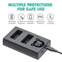 BP-511 BP-511A USB Dual Camera Charger For Canon EOS 300D 10D 20D 30D 40D 50D D30 D60 5D G6 battery - Image 4