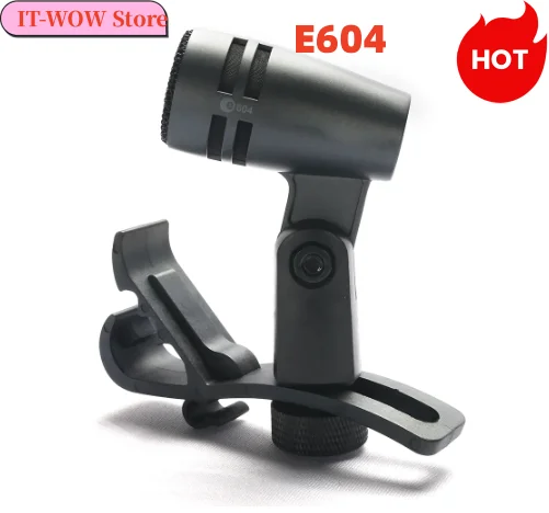 

E604 Tom Snare Evolution Series Cardioid Instrument Wired Drum Microphone e 604 with Clip Arm Mount for Professional recording