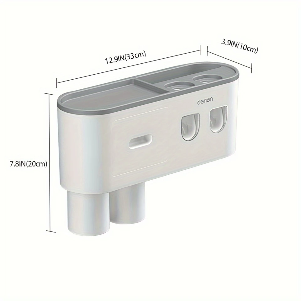 Automatic Toothpaste Dispenser Bathroom Organizer Set