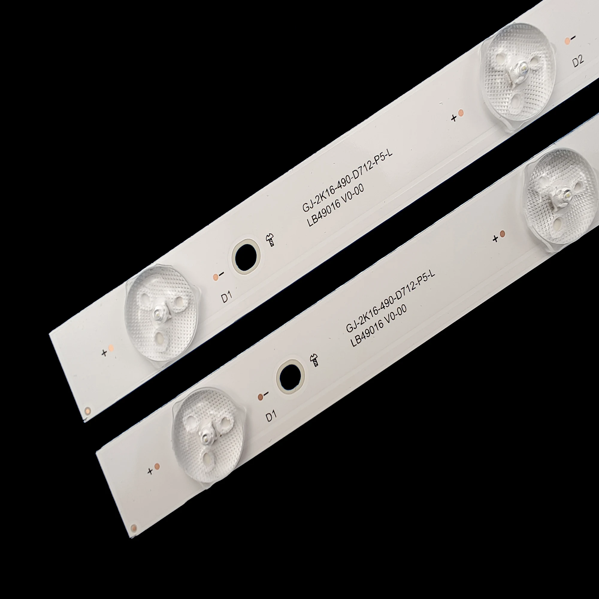 Newled Backlight Strip para 49pus6551 Gj2k16490-d712-p5-l r 01n21 01n22 Tpt490u2 49pus6401 49puh6101 Lb49016 49put6401 49c1080n - Imagem 4