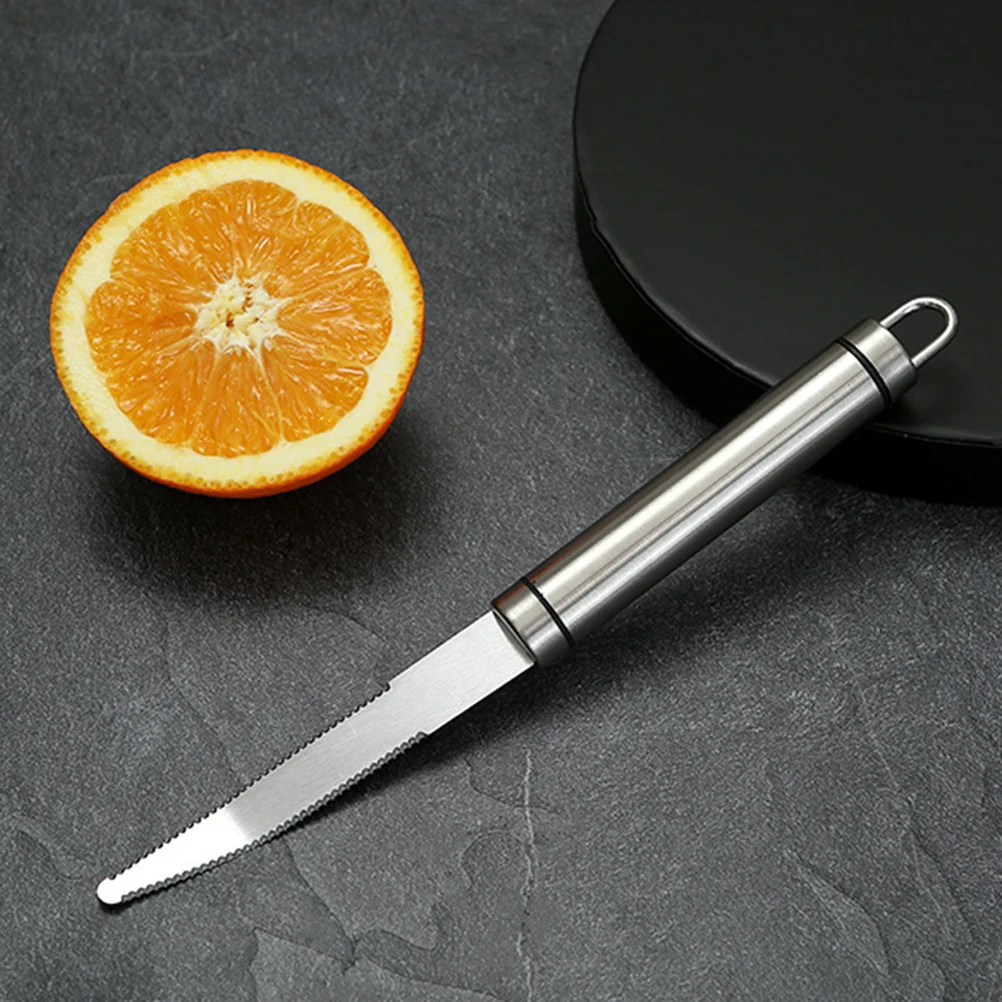 22*2cm 51g Stainless Steel Grapefruit Cutter Orange Citrus Peeler Household Fruit Cutter Kitchen