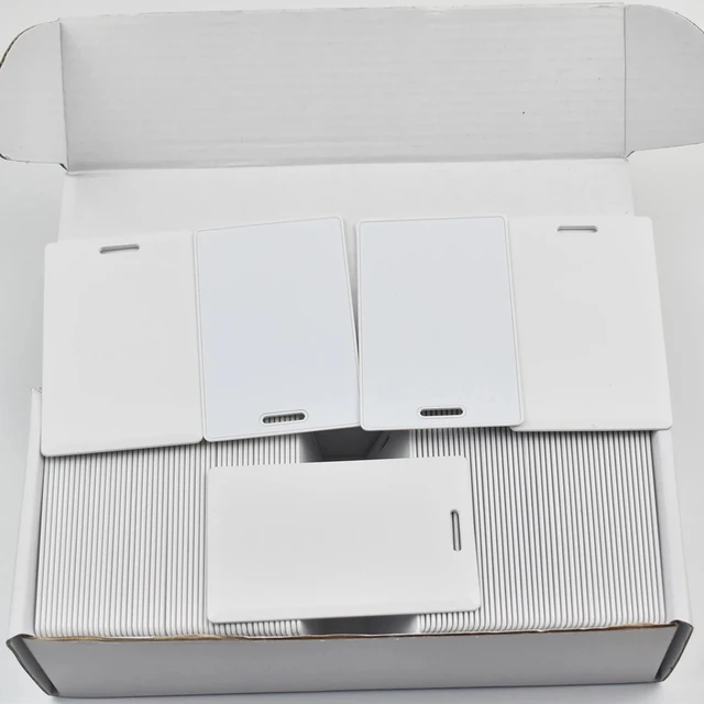 5Pcs 125KHz RFID Smart T5577 EM4305 Writable High Quality Thick Clamshell Proximity Rewritable Access Control Card 4