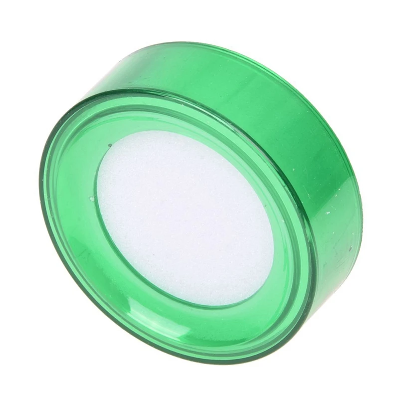 New Green Plastic 7Cm Dia Sponge Finger Wet Money Cashier 4 Pcs