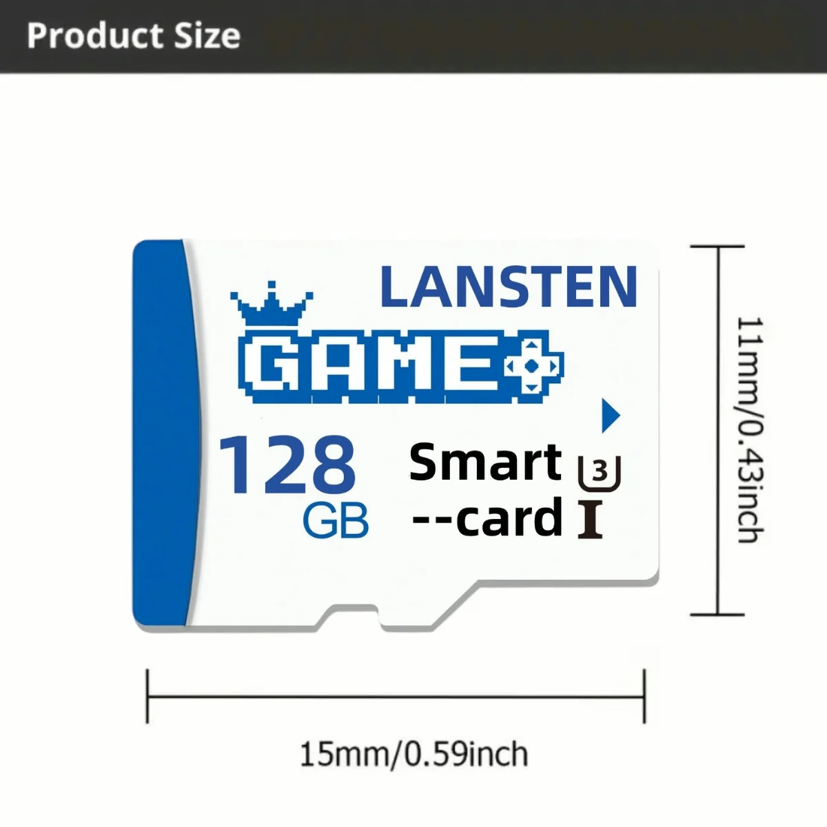 카드 리더기 및 어댑터가 있는 메모리 카드, MicroSDHC U3 U1 A2 A1 C10, 32GB, 64GB, 128GB