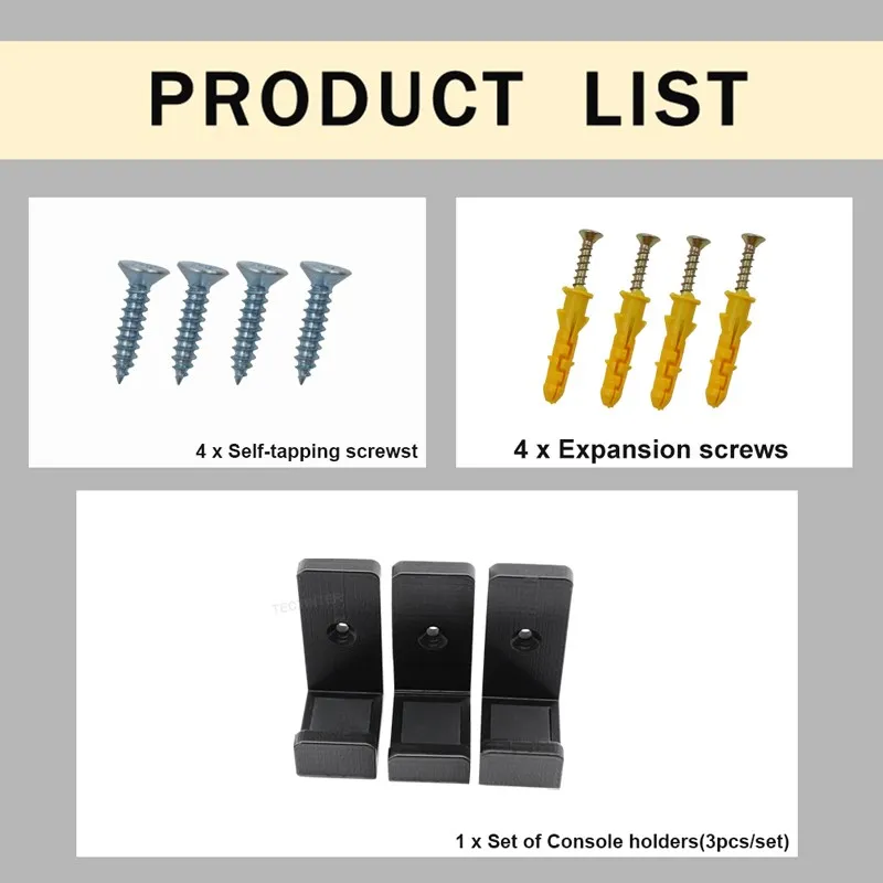 PS4 Wall Mount Kit - Space Saving Stand