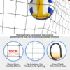Beach Volleyball Net Outdoor Portable Outdoor Volleyball Net Replacement Volleyball Practice Net For Pool Backyard Beach Lawn 2