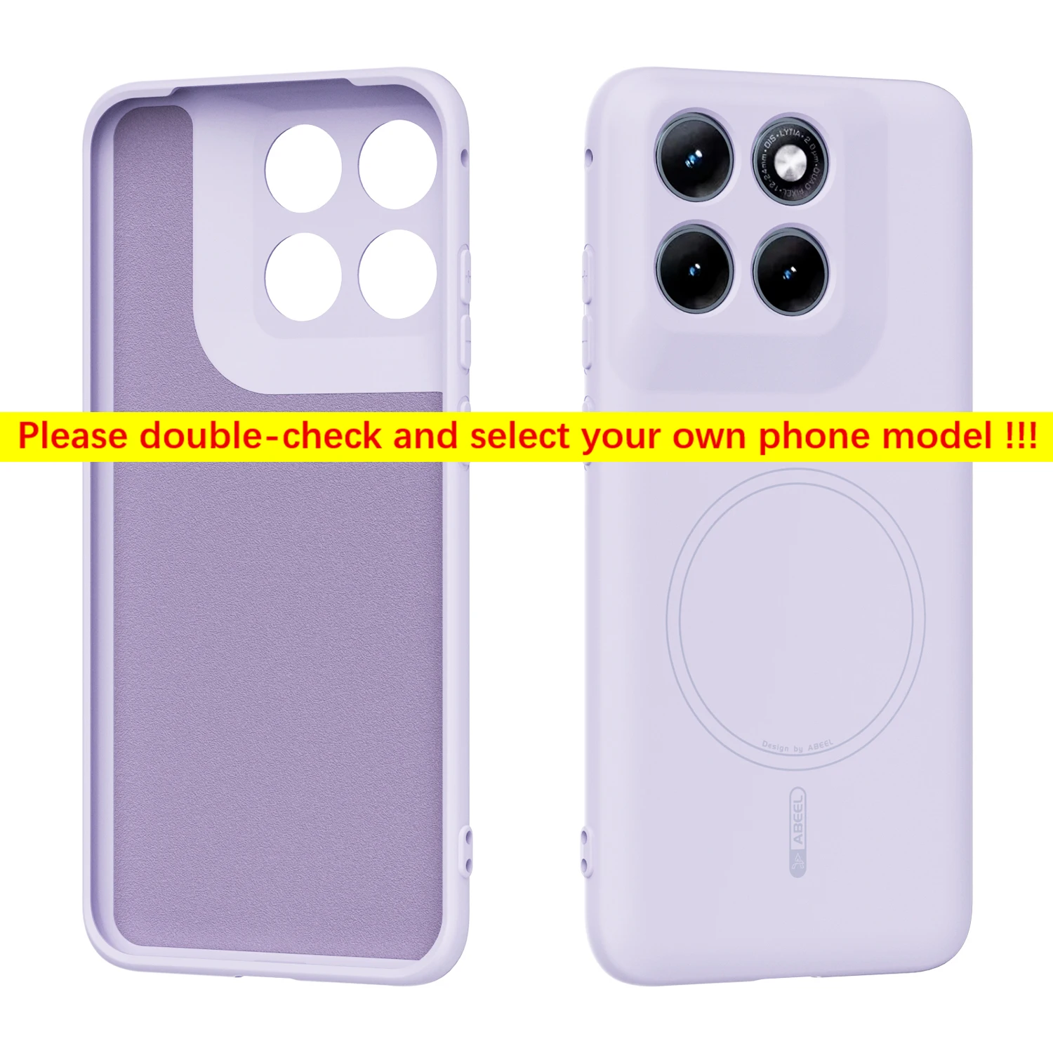 Magnetic Skin Friendly Silicone Soft Phone Case Cover