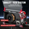 For MIG Welder, 200Amp 8 in 1 Gas MIG/Gasless Flux Core MIG/Stick/Lift TIG/Spot Welding/Spool Gun Aluminum MIG Welder 4