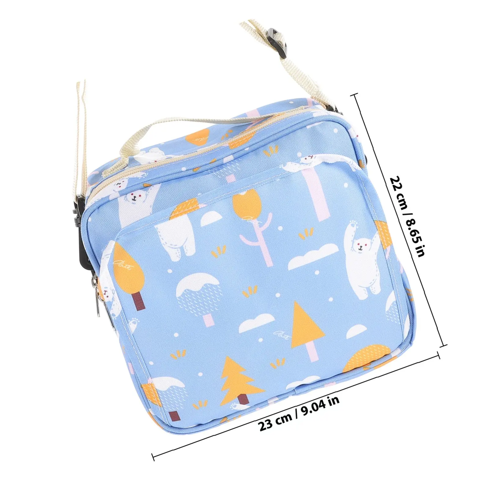 기저귀 가방 토트백 넓은 여행용 기저귀 정리함 휴대용 크로스바디 메신저백 대형 베이비 샤워 선물 용